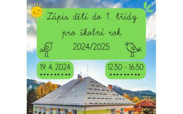 ZÁPIS DO 1. TŘÍDY 2024